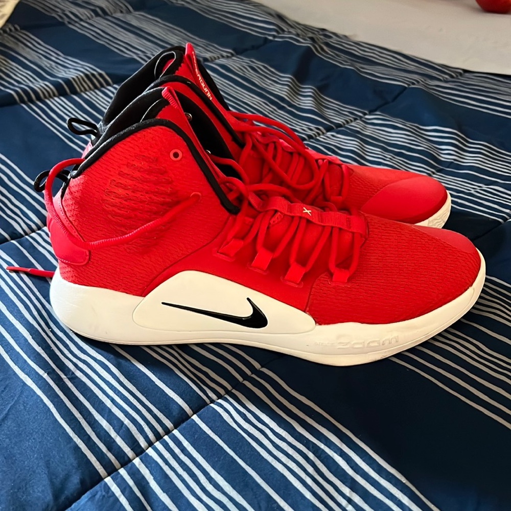 Nike Hyperdunk University Red-White Basketball Shoes Sz 13